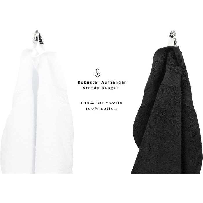 Комплект рушників Betz Premium 12 шт. 100% бавовна, 2 банних, 4 для рук, 2 гостьових, 2 для мила, 2 рукавички, колір кроваво-оранжевий/графіт