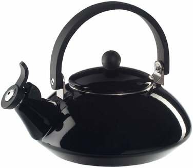 Емальований чайник Le Creuset Zen, сталь, 1.6 л, чорний глянцевий