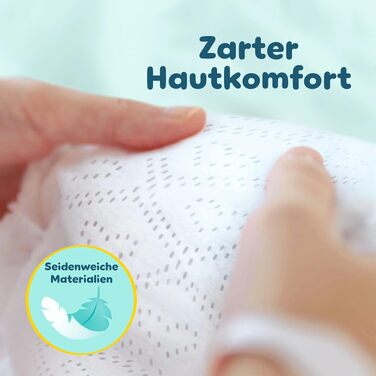 Підгузки Pampers Premium Protection розмір 2 (4-8 кг), захист від протікань, з вологими серветками Aqua Baby (+10 шт)