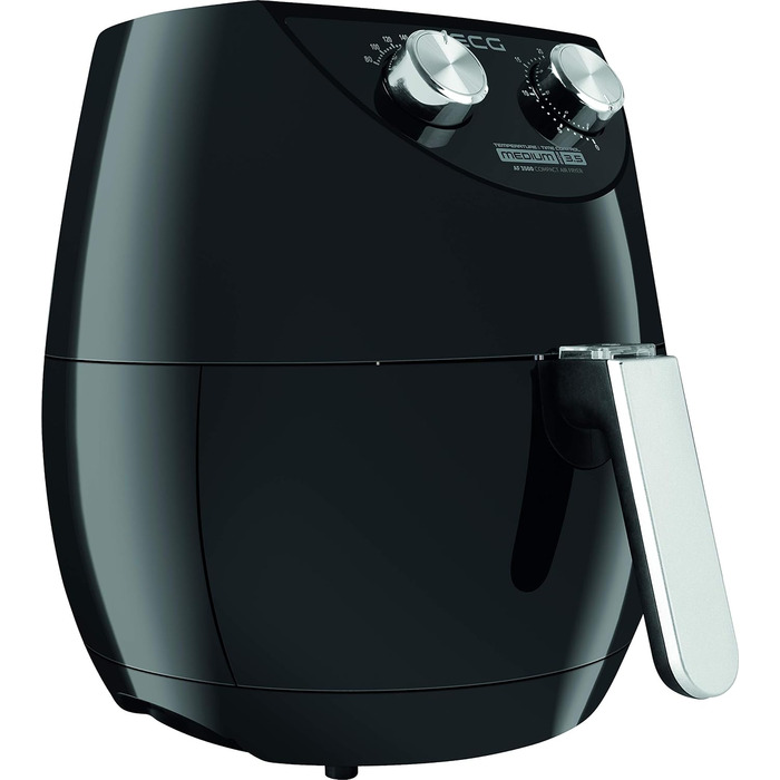 Фритюрниця ECG AF 3500 з гарячим повітрям, чорна