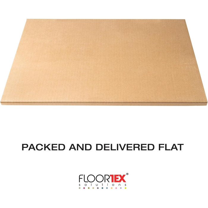 Підкладка під крісло Floortex з полікарбонату з виступом, 134,6 x 121,9 см, для твердих підлог і килимової плитки