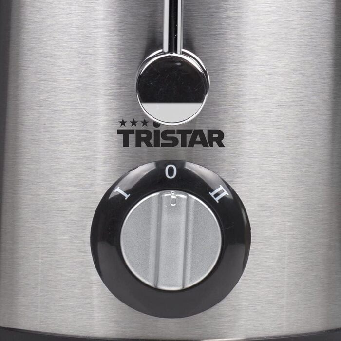 Соковижималка Tristar SC-2284 з нержавіючої сталі, система захисту від капання, металік