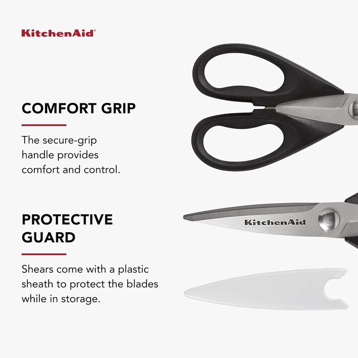 Ножиці кухонні універсальні KitchenAid Red/Black (One Size)