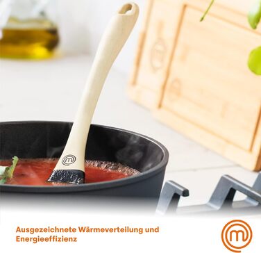 Каструля MasterChef 16 см з антипригарним покриттям, для індукції, підходить для всіх плит, термостійка ручка, можна мити в посудомийці, колекція Essentials