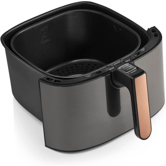 Фритюрниця Arzum Airtasty AR2074-B з великим об'ємом, без олії, здорове смаження, цифрова панель, 8 програм, налаштування часу та температури, колір мідний