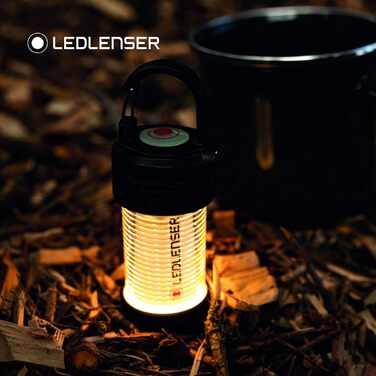 Ліхтар Ledlenser ML4 Warm Light LED, акумуляторний, 300 люмен, до 40 годин, червоне світло, карабін, для кемпінгу та вулиці