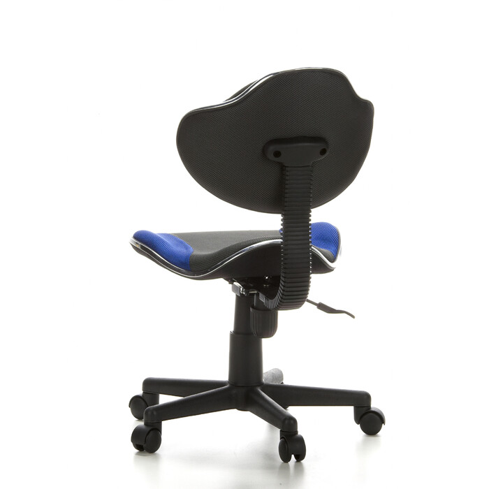 Дитяче письмове крісло KIDDY GTI-2, оббивка тканина, сіро-блакитне, hjh OFFICE