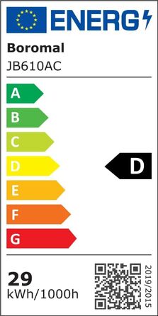 LED дзеркало для ванної кімнати Boromal 40x60 см з підсвічуванням та вимикачем, 6500K, холодний білий світ