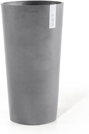 Квітчар Ecopots: великий квітчар для квітів, сірий, 49.8 x 49.8 x 91 см