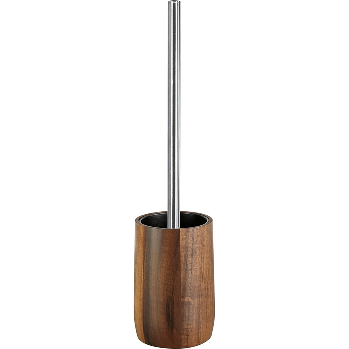 Тримач для туалетної щітки Kleine Wolke Acaia, акація, коричневий, 10,5×10,5×42 см