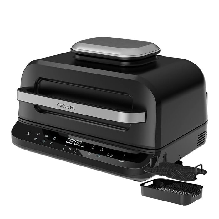 Аерофритюрниця-гриль Cecotec Cecofry FireDome 6000, 6 л, 2400 Вт, 6 режимів приготування, 4 рівні гриля, з термостатом та датчиком температури
