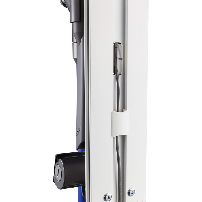 Підставка для пилососа Dyson з алюмінію біла HALTERUNGSPROFI, сумісна з Gen5detect, V15, V12, V11, V10, V8, V7, V6 (DVC-SST-01W)