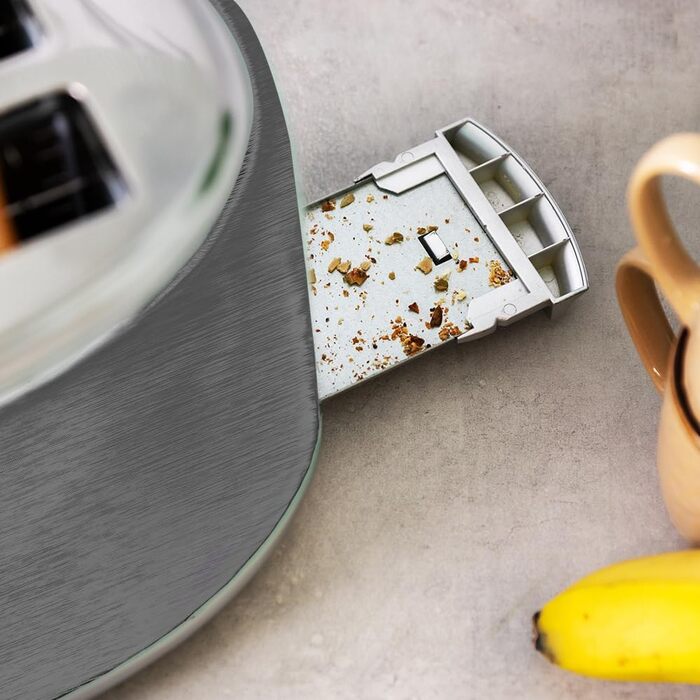 Тостер Cecotec Toast&Taste 1600 Retro Double – 4 слоти, нержавіюча сталь, 1630 Вт, регульована потужність, з підносом для крихт