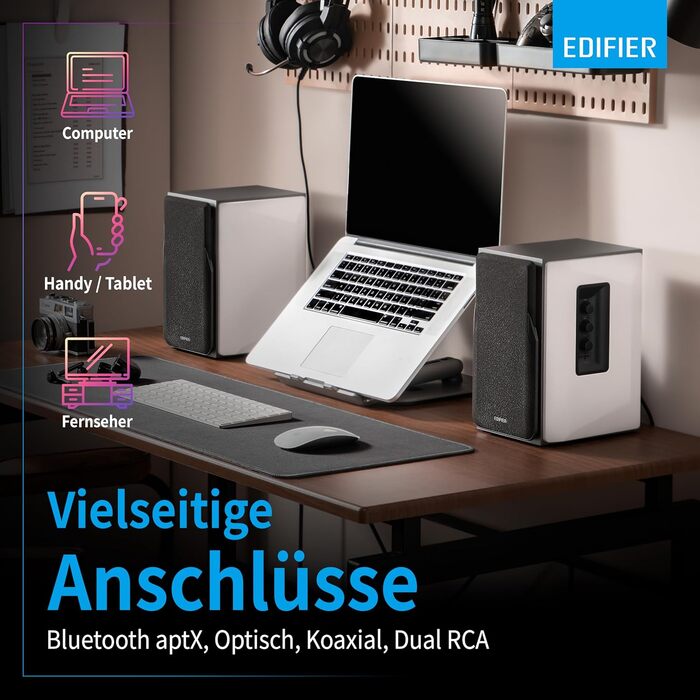 Акустична система Edifier Studio R1380DB 2.0 Bluetooth 5.1 (42 Вт) - для TV, ПК, смартфона