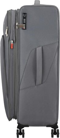 Валіза American Tourister SummerFunk Spinner L розширювана, 79 см, 109.5/119 л, сіра (Titanium Grey)