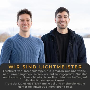 Ліхтар LICHTMEISTER LED 2000 люмен, акумулятор 5000 мА·год, надяскравий, перезаряджуваний