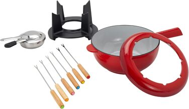 Набір для фондю ZWILLING Cast Iron чавунний, червоний (Getaway Solids), 1003156
