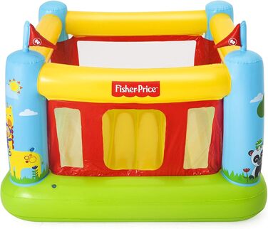Надувний батут Bestway Fisher-Price Bouncetastic 175x173x135 см для дітей