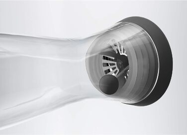 Скляна карафа для води WMF Basic, 1 літр з кришкою, Silikondeckel, CloseUp-Verschluss