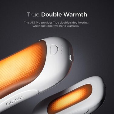 Електричні грілки для рук OCOOPA UT3 PRO (Morpheus Blau), 10000mAh, 4 режими нагріву, USB Powerbank, 2 шт.