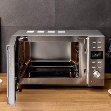 Мікрохвильова піч Cecotec GrandHeat 2500 Flatbed Touch White 800 Вт 20 л з сенсорним керуванням та 8 програмами