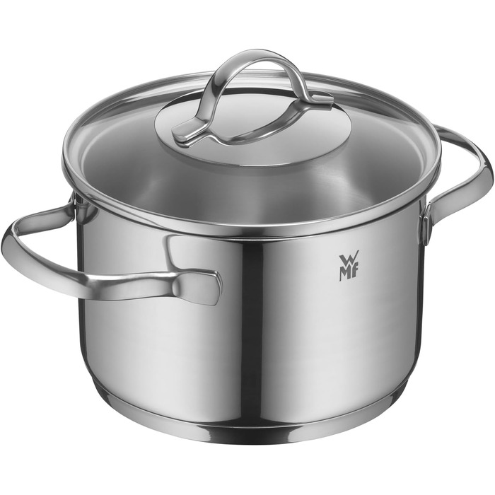 Набір каструль WMF Provence Plus 5 шт. для індукції, з кришками, полірована нержавіюча сталь, без покриття