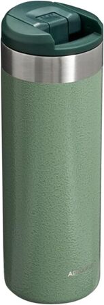 Термокружка Stanley Aerolight Transit 0.47L Hammertone Green - Збереження тепла до 6 годин, миється в посудомийній машині, для кави з собою, витримує протікання, сумісна з автомобільними тримачами