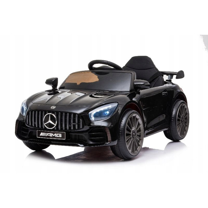 Дитячий електромобіль Mercedes GTR-S: м'які колеса EVA, шкіряне сидіння, пульт ДК, червоний