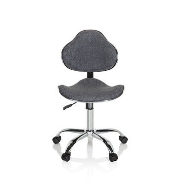 Дитячий письмовий стілець / дитяче крісло KIDDY GTI-3 тканина сірий hjh OFFICE