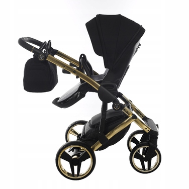 Дитячий візок 2в1 Junama Diamond S Line V2 Black/gold