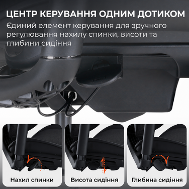 Крісло офісне Sihoo C300 LITE V2 Black