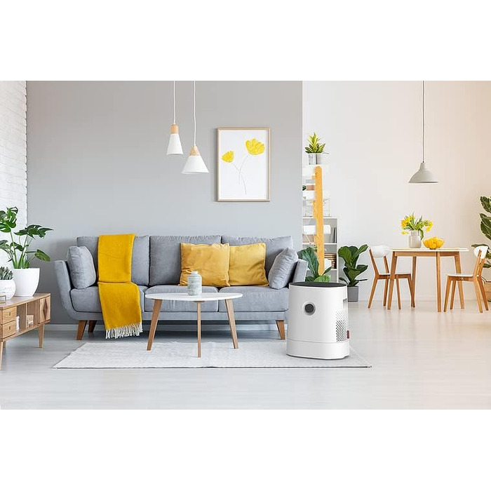Зволожувач повітря BONECO W220, 6 л, для кімнат до 50 м², дуже тихий <35 дБ, 2 режими, авто-вимкнення, верхнє наповнення, білий