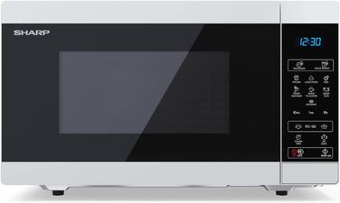 Мікрохвильова піч SHARP MS51ES, 900 Вт, 11 режимів, функція розморожування, 513x306x394 мм, срібляста