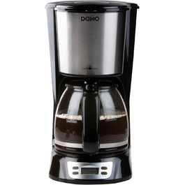 Кавоварка Domo DO708K з таймером, 1,5 л, чорна
