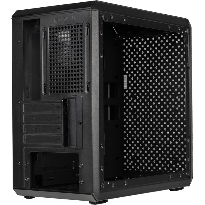Корпус Cooler Master MasterBox Q300L V2 mATX Mini Tower з загартованим склом, 120 мм вентилятор, підтримка USB 3.2 Gen 2x2 Type-C, багатоваріантне охолодження
