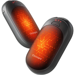 Електричні грілки для рук OCOOPA 2 шт. з магнітом, 5000mAh, 3 режими нагріву, компактні, для рукавичок, зими