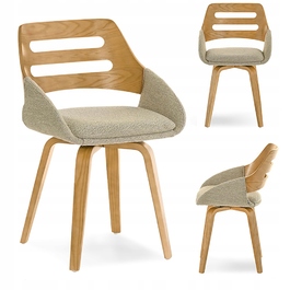 Стілець Mebel-Partner, тканина, бежевий, 1 шт.