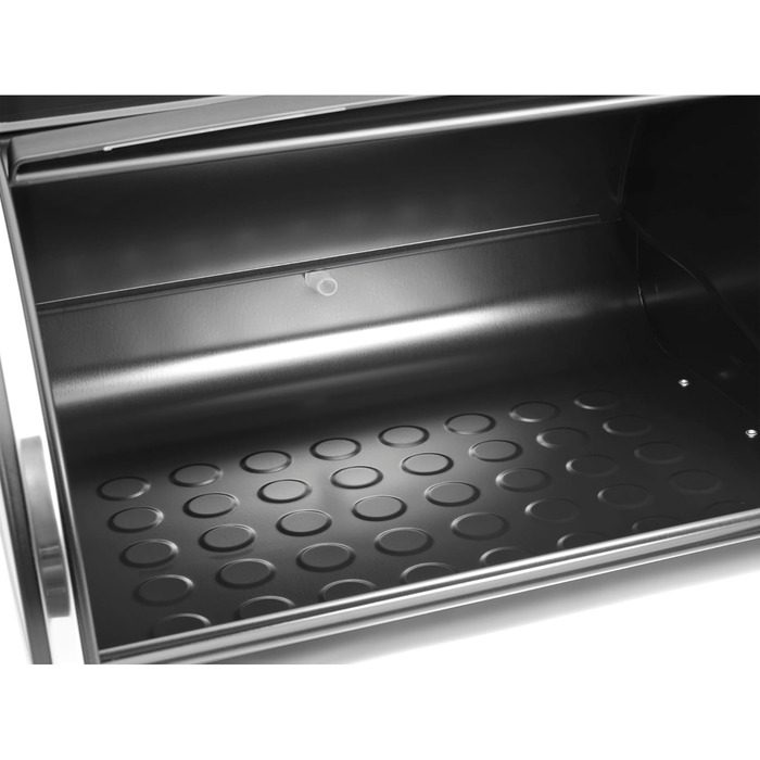Хлібниця Brabantia Rollbrotkasten для хліба та булочок, сталева, матово-чорна, середній розмір