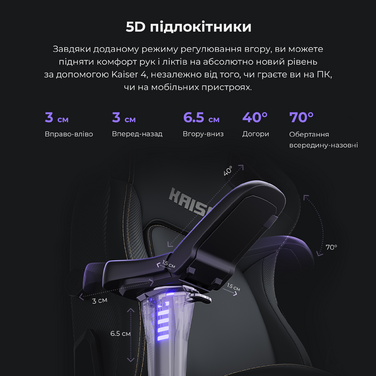 Крісло ігрове Anda Seat Kaiser 4 White Size L