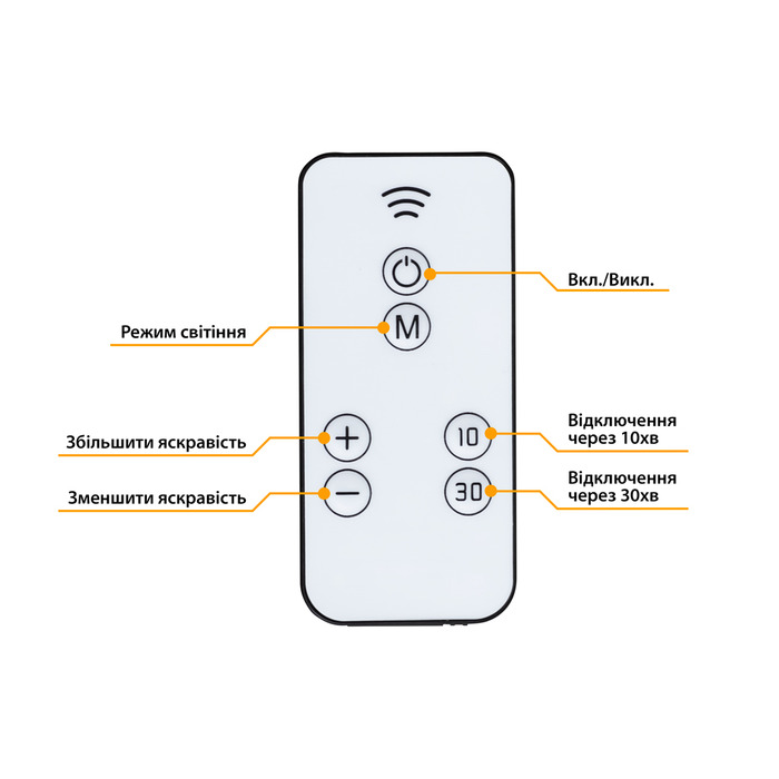 Лампа світлодіодна Mealux DL-410 White (арт. BL1235 White)