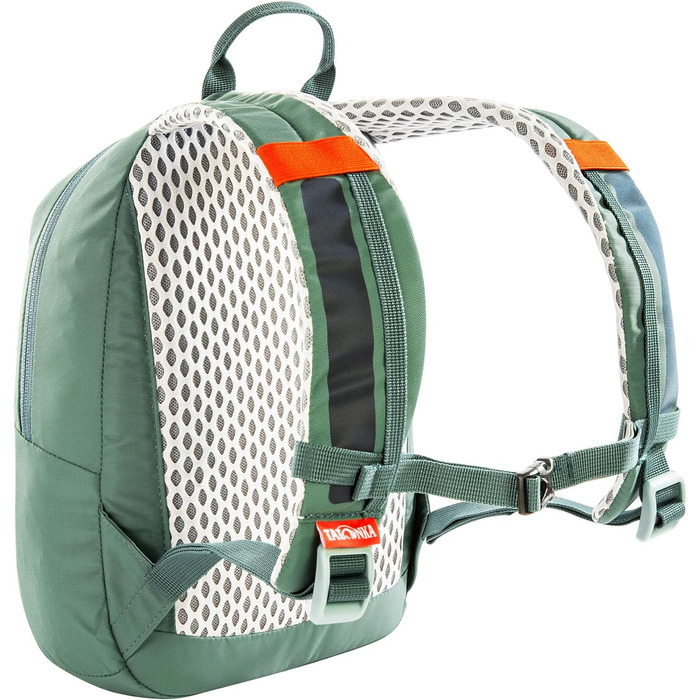 Дитячий рюкзак Tatonka Husky JR 10 л Sage Green з світловідбивачами та сидінням, для хлопчиків і дівчаток від 4 років