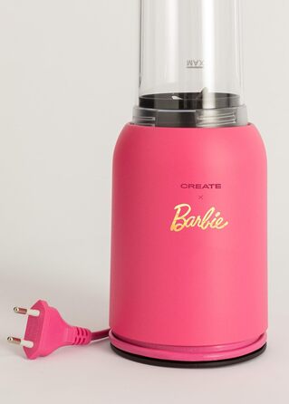 Портативний міксер для смузі та молочних коктейлів CREATE MOI, 400 мл, скло, BPA-free, 230 Вт, кремово-білий, з лезами з нержавіючої сталі