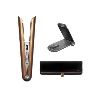 Випрямляч для волосся Dyson Corrale Copper мідний, бездротовий, з гнучкими пластинами