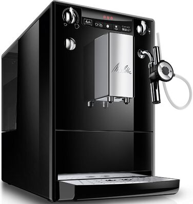 Кавомашина Melitta Caffeo Solo & Perfect Milk з молочною системою, капучинатором, 3 рівнями міцності, чорна (E957-201)