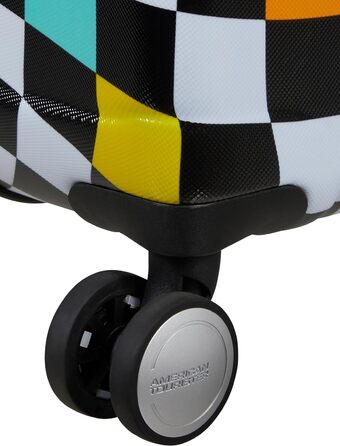 Валіза American Tourister Wavebreaker Disney Mickey Check 77 см, 96 л, багатокольорова, спінер