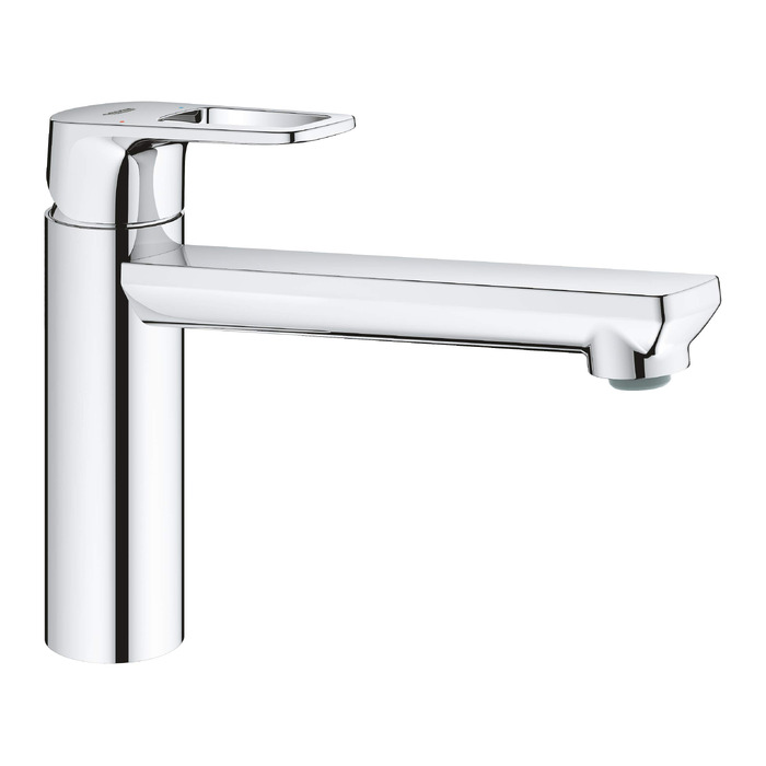 Змішувач кухонний GROHE BauLoop 31367001 високий, поворотний на 360°, з металевим кріпленням, хромований