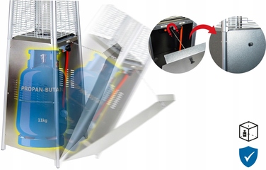 Обігрівальна парасолька MalTec 220 см, 9,5 кВт