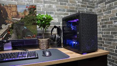 Корпус Cooler Master MasterBox Q500L ATX Mini Tower з прозорою бічною панеллю, організацією кабелів і багатьма варіантами охолодження