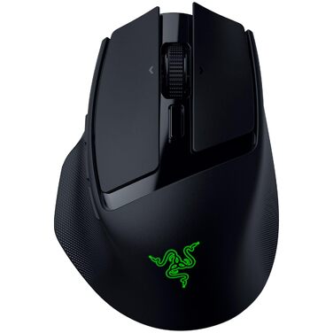 Бездротова ігрова миша Razer Basilisk Mobile AI Prompt Master, сенсор Focus X 18K, три режими підключення, перемикачі Gen-3, чорна