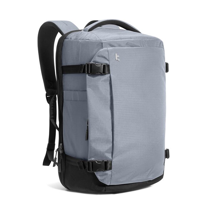 Дорожній рюкзак tomtoc 28L/40L для подорожей та перельотів, TSA-сумісна ручна поклажа, сірий Ripstop